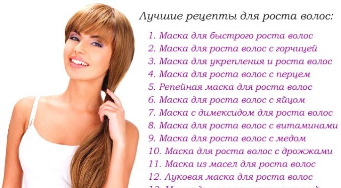 Лучшие рецепты домашних масок для роста волос