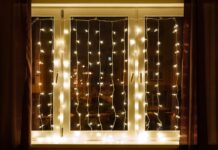 Красивые оконные и не только гирлянды на Новый Год и Рождество