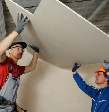 Монтаж гипсокартона