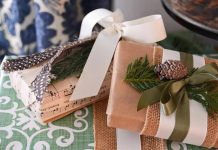 Красивая упаковка подарка из подручных материалов